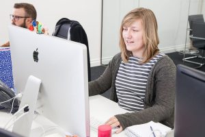 The creative department at Purplex Marketing