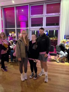 Ascot Group team members at the Weston Hospicecare Moonlight Beach Walk in Weston-super-Mare